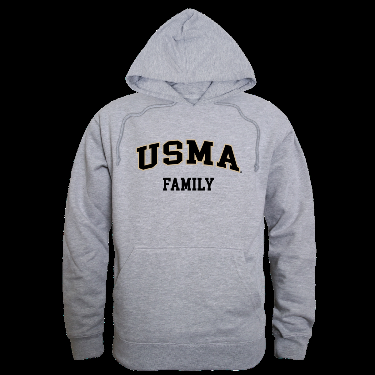 W Republic 573-174-HGY-04 Army War College Black Nights Family Hoodie&#44; Heather Grey - Extra Large