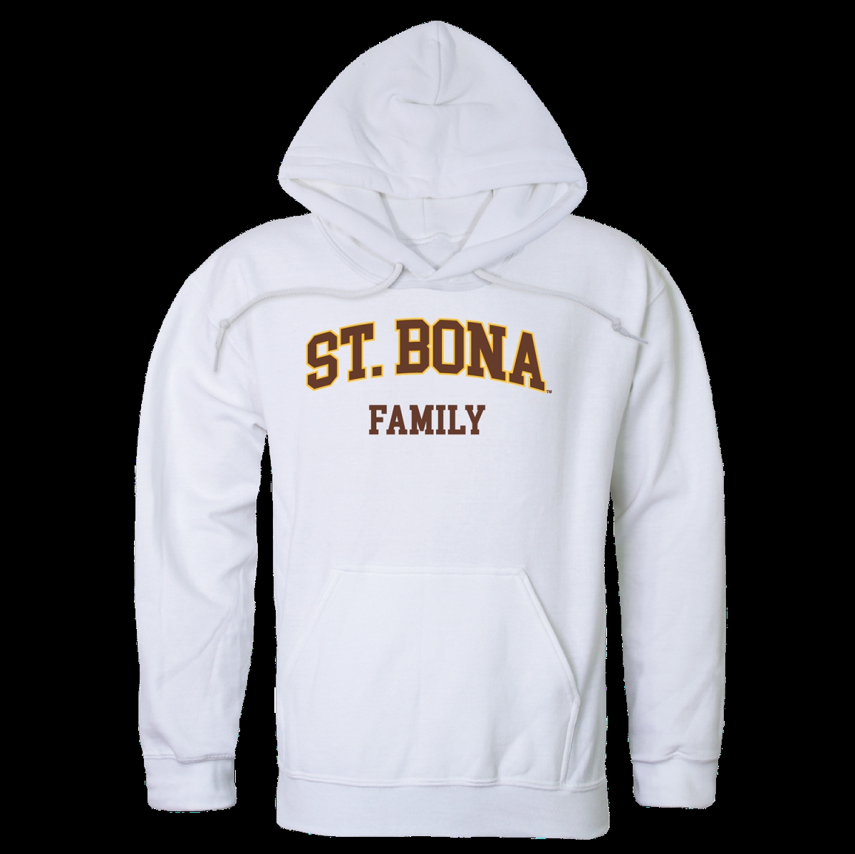 W Republic 573-386-WHT-04 St. Bonaventure University Bonnies Family Hoodie&#44; White - Extra Large