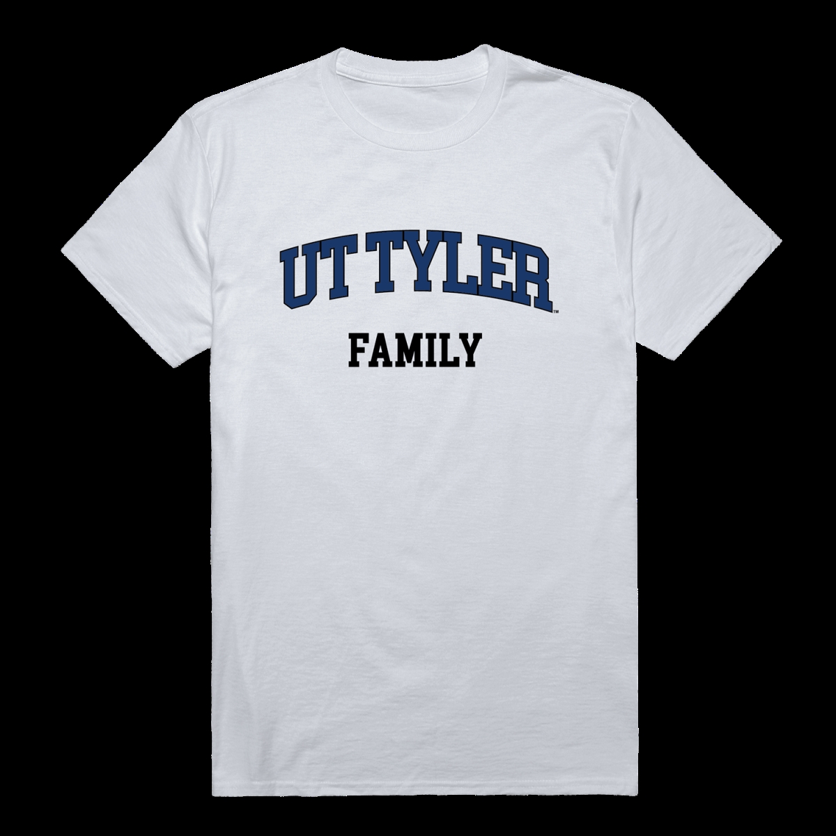 W Republic 571-436-WHT-05 The University of Texas at Tyler Patriots Family T-Shirt&#44; White - 2XL