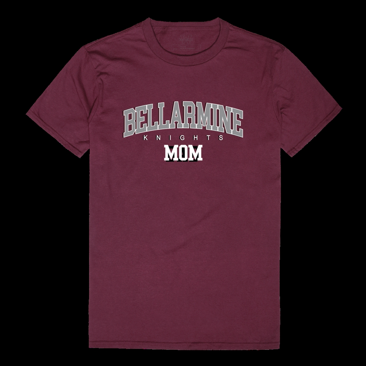 W Republic 549-706-MAR-05 Bellarmine University Knights College Mom T-Shirt&#44; Maroon - 2XL
