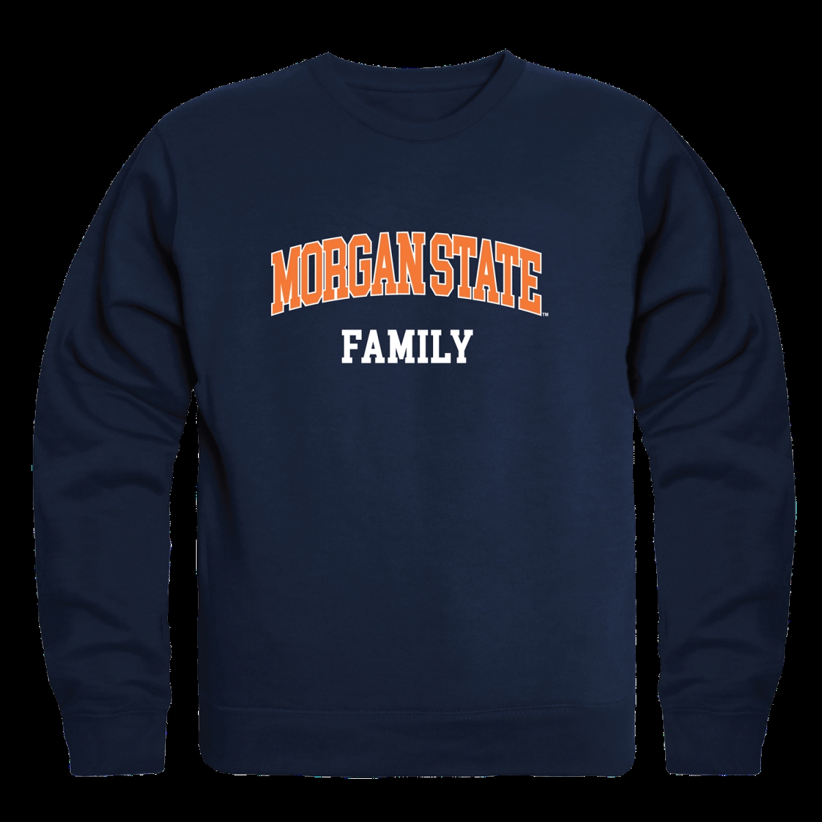 W Republic 572-224-NVY-05 Morgan State University Bears Family Crewneck Sweatshirt&#44; Navy - 2XL
