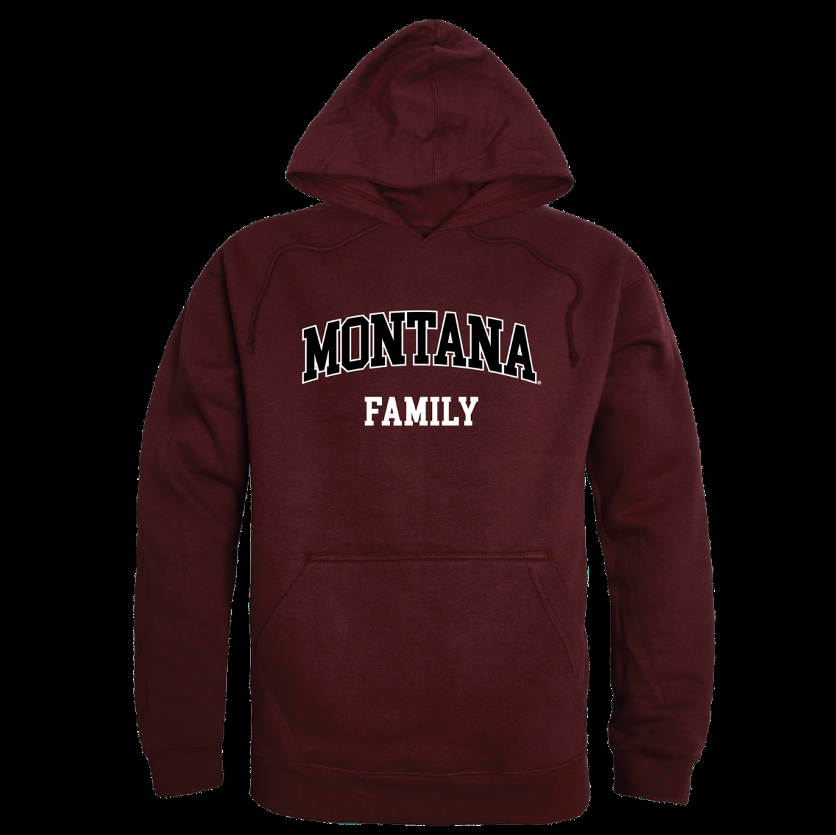 W Republic 573-191-MAR-02 Montana State University Grizzlies Family Hoodie&#44; Maroon - Medium