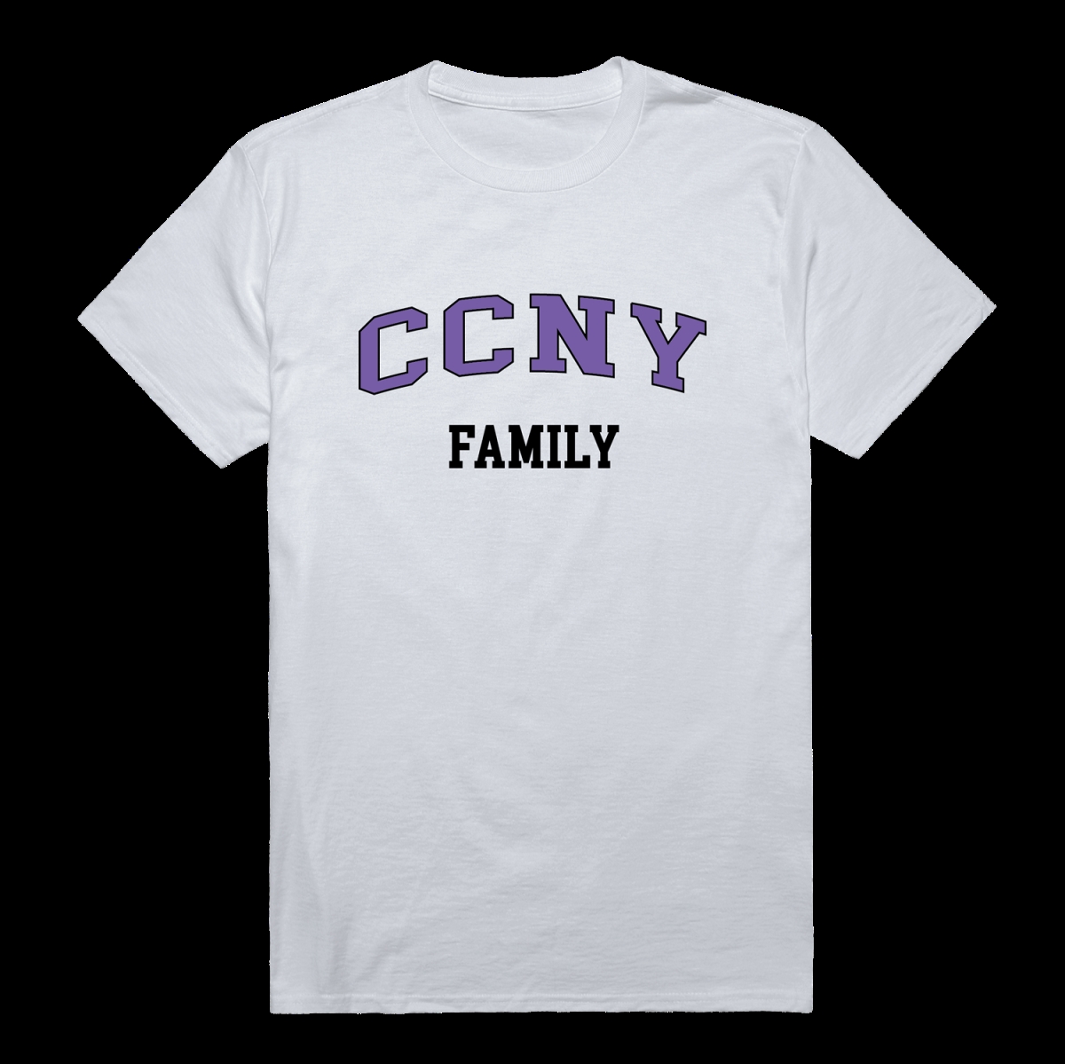 W Republic 571-633-WHT-05 The City College of New York Beavers Family T-Shirt&#44; White - 2XL