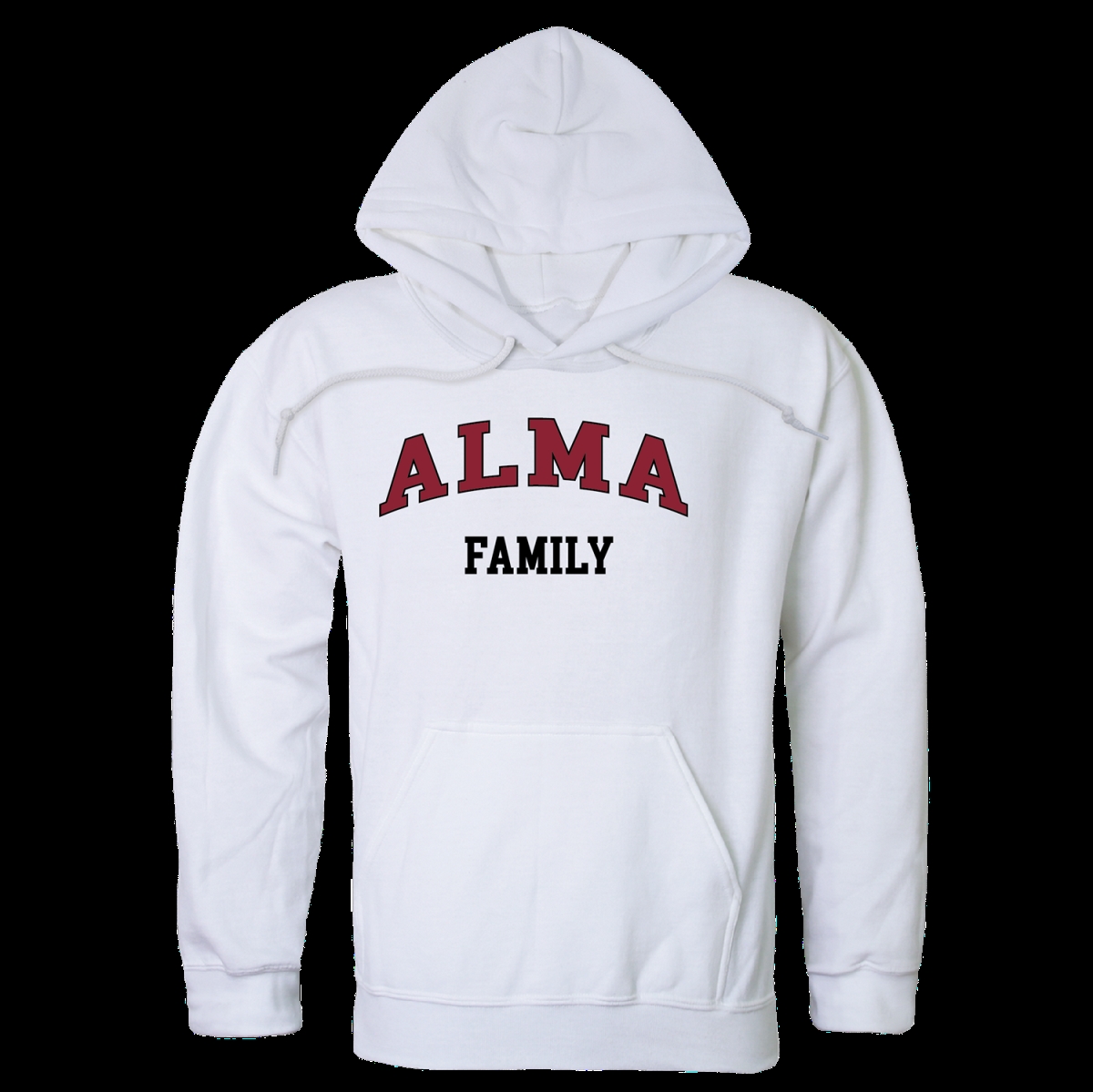 W Republic 573-475-WHT-05 Alma College Scots Family Hoodie&#44; White - 2XL