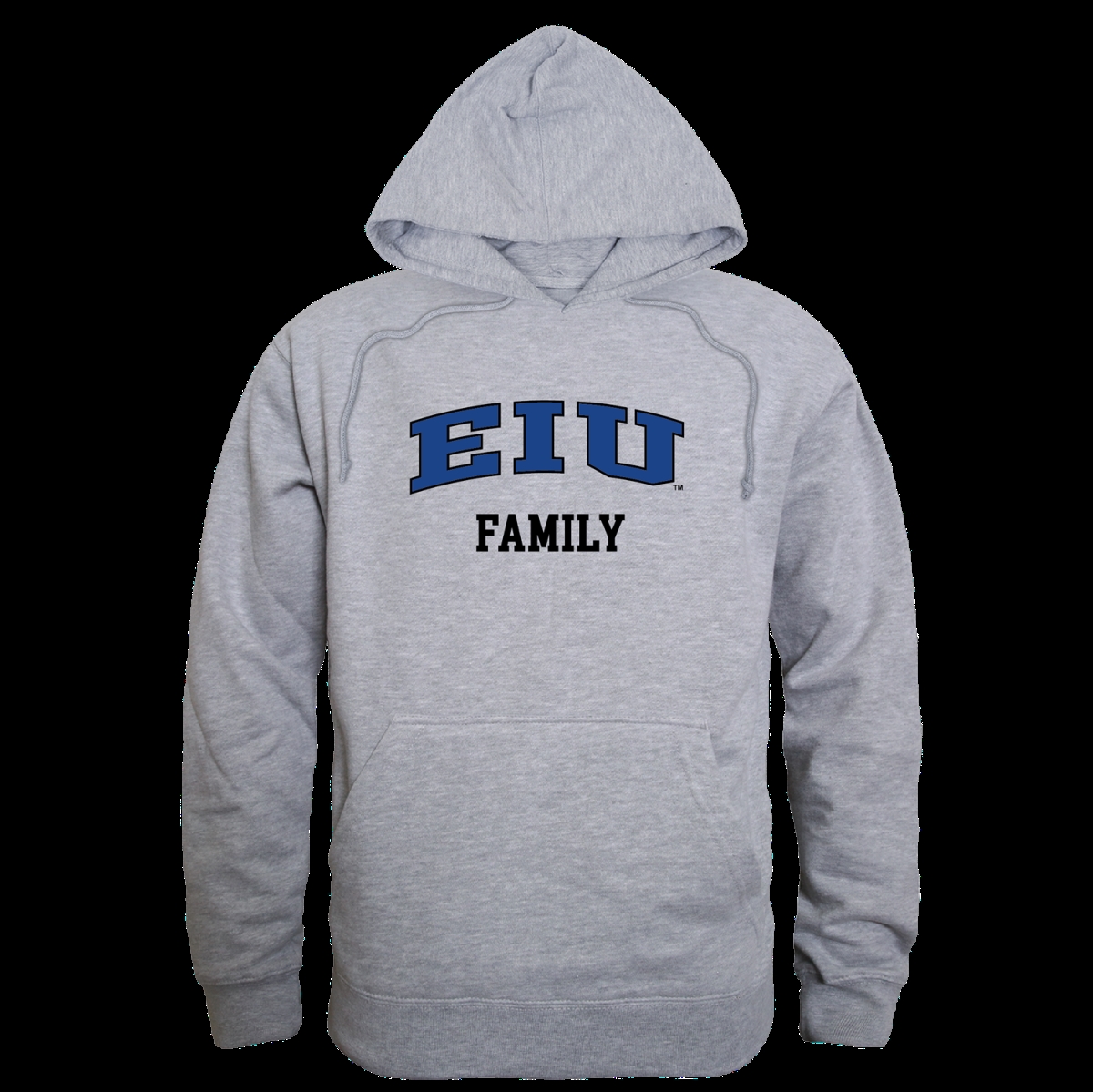 W Republic 573-216-HGY-01 Eastern Illinois University Panthers Family Hoodie&#44; Heather Grey - Small