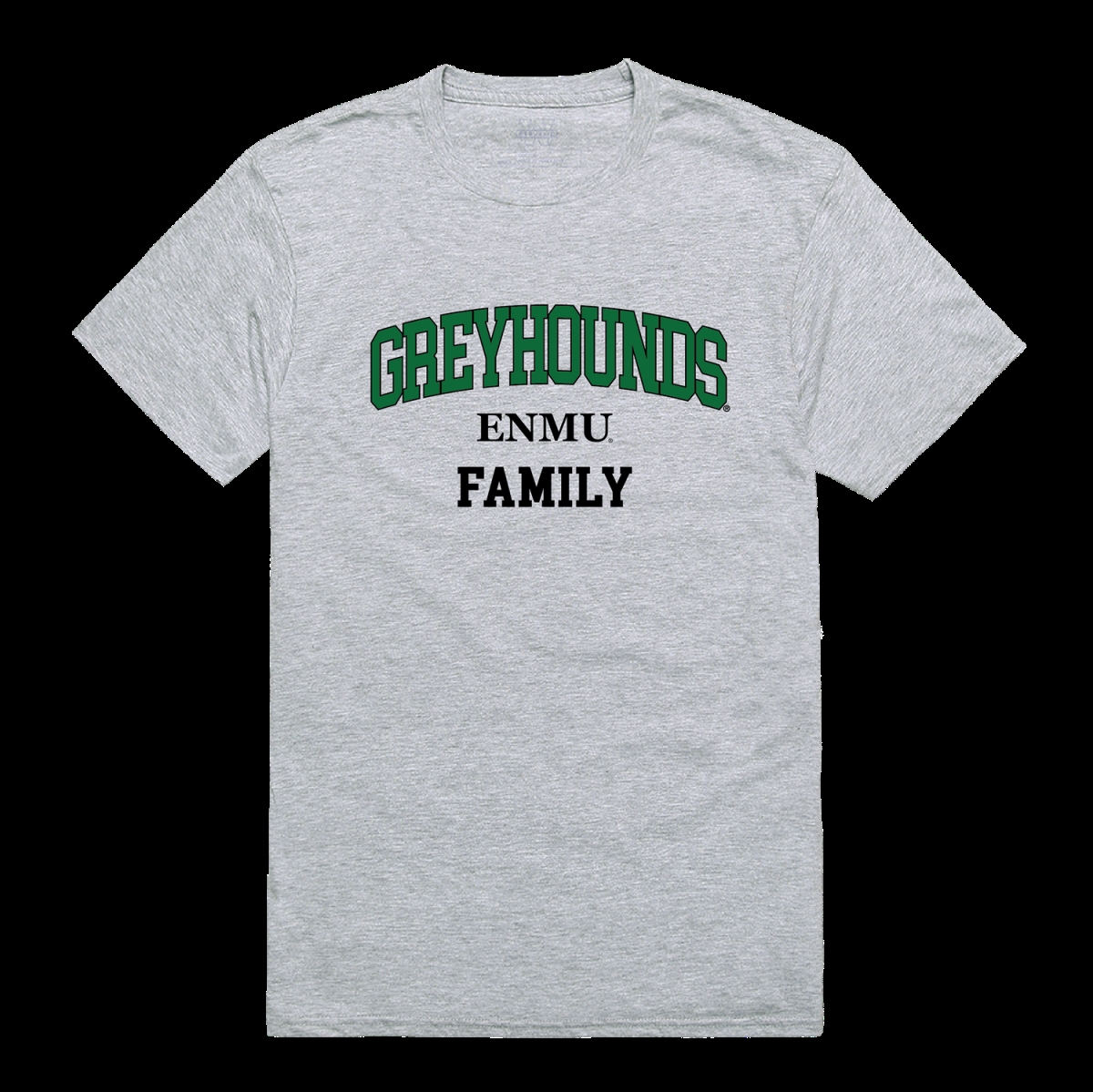 W Republic 571-640-HGY-01 Eastern New Mexico University Greyhounds Family T-Shirt&#44; Heather Grey - Small