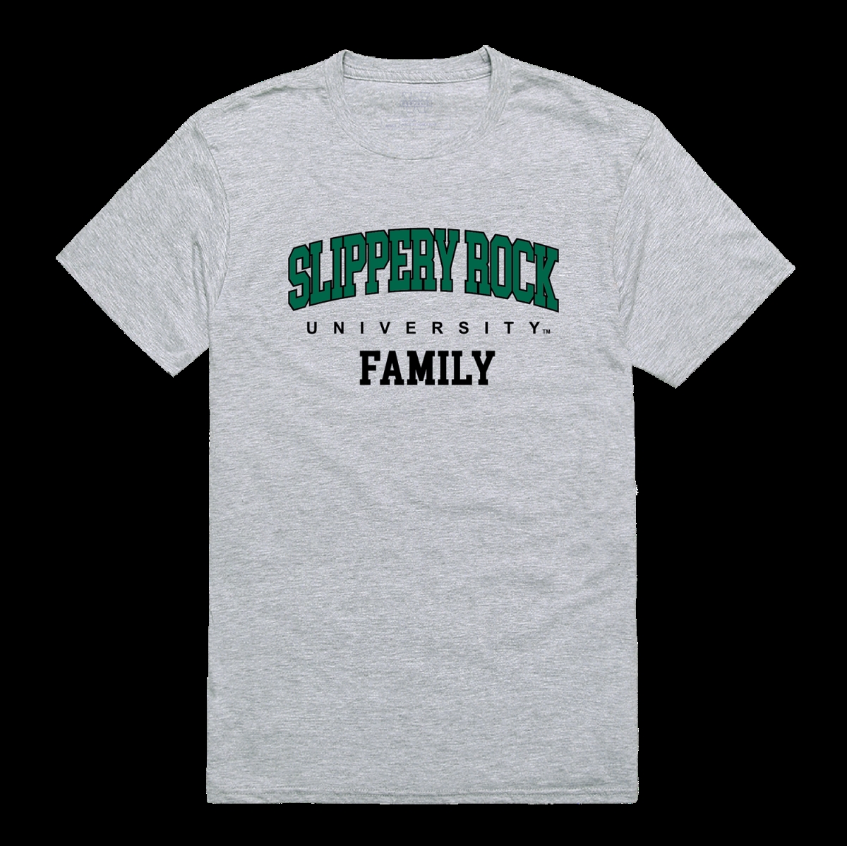 W Republic 571-381-HGY-05 Slippery Rock University The Rock Family T-Shirt&#44; Heather Grey - 2XL