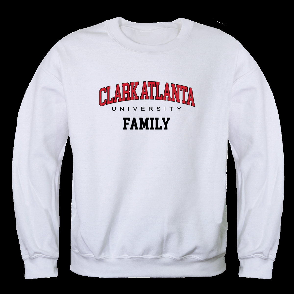 W Republic 572-512-WHT-05 Clark Atlanta University Panthers Family Crewneck Sweatshirt&#44; White - 2XL