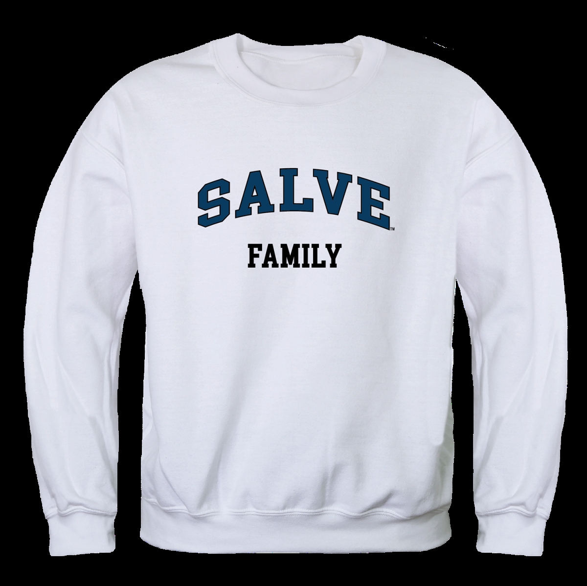 W Republic 572-474-WHT-02 Salve Regina University Seahawks Family Crewneck Sweatshirt&#44; White - Medium