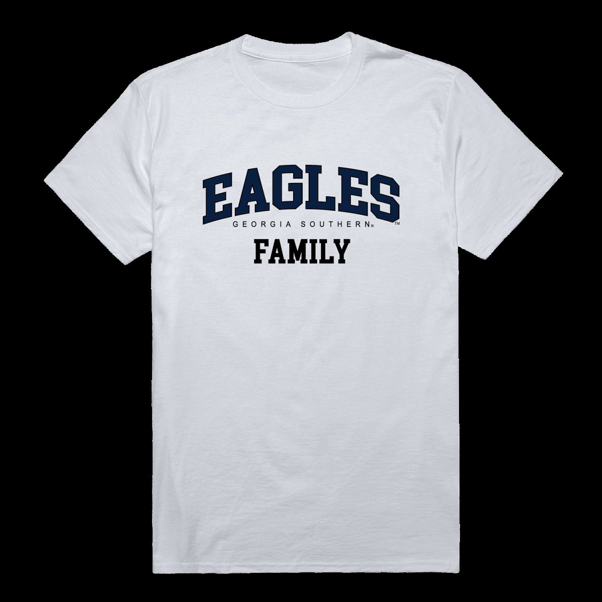 W Republic 571-718-WHT-02 Georgia Southern University Eagles Family T-Shirt&#44; White - Medium