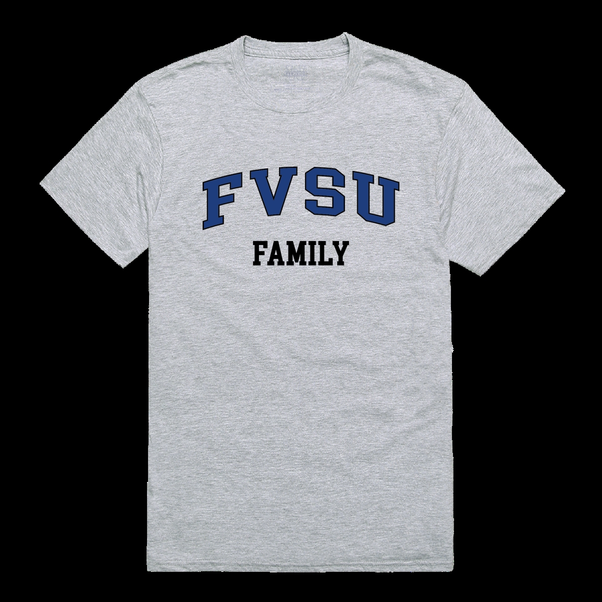 W Republic 571-642-HGY-01 Fort Valley State University Wildcats Family T-Shirt&#44; Heather Grey - Small