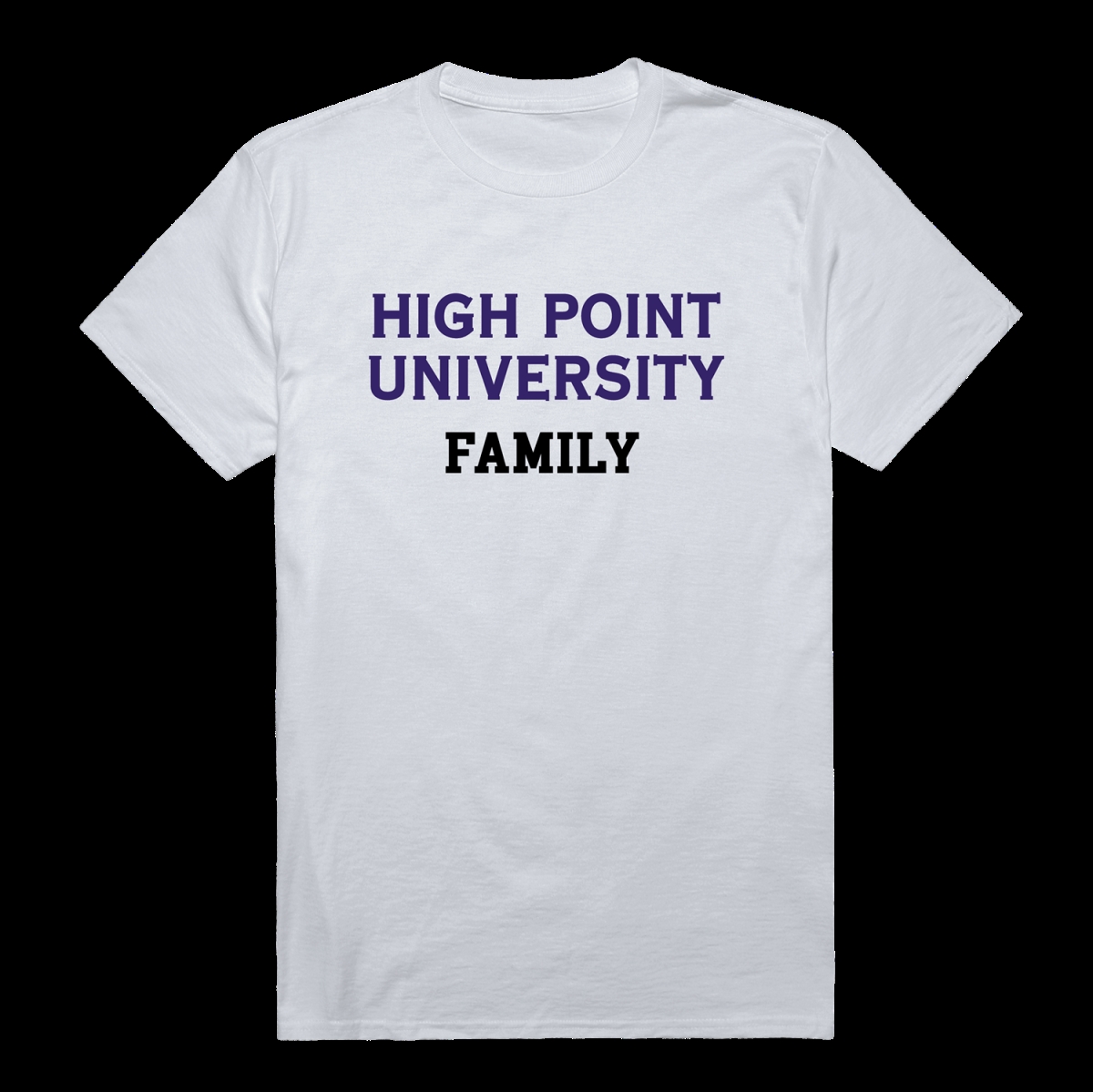 W Republic 571-311-WHT-05 High Point University Panthers Family T-Shirt&#44; White - 2XL