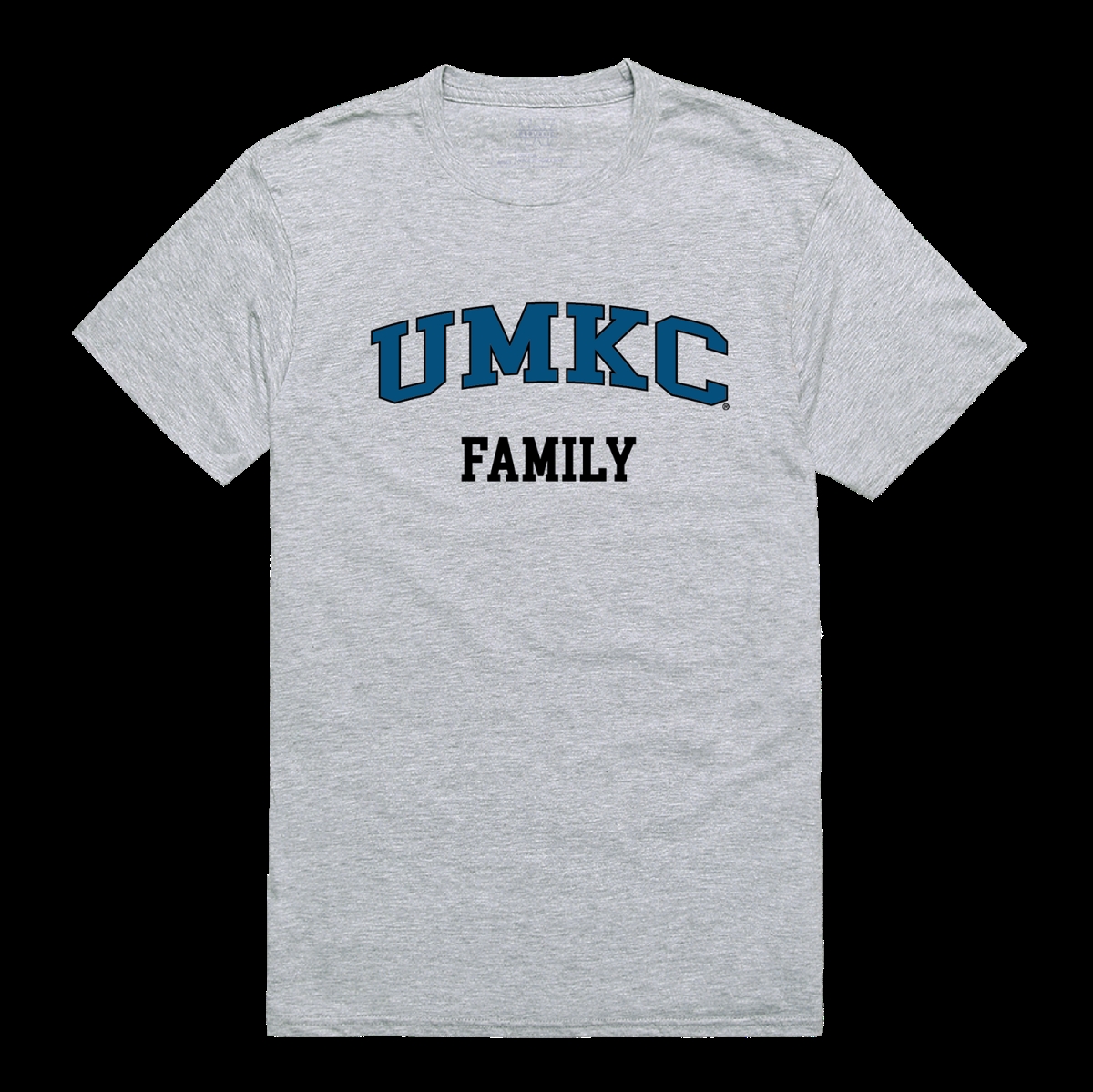 W Republic 571-549-HGY-03 University of Missouri-Kansas City Roos Family T-Shirt&#44; Heather Grey - Large