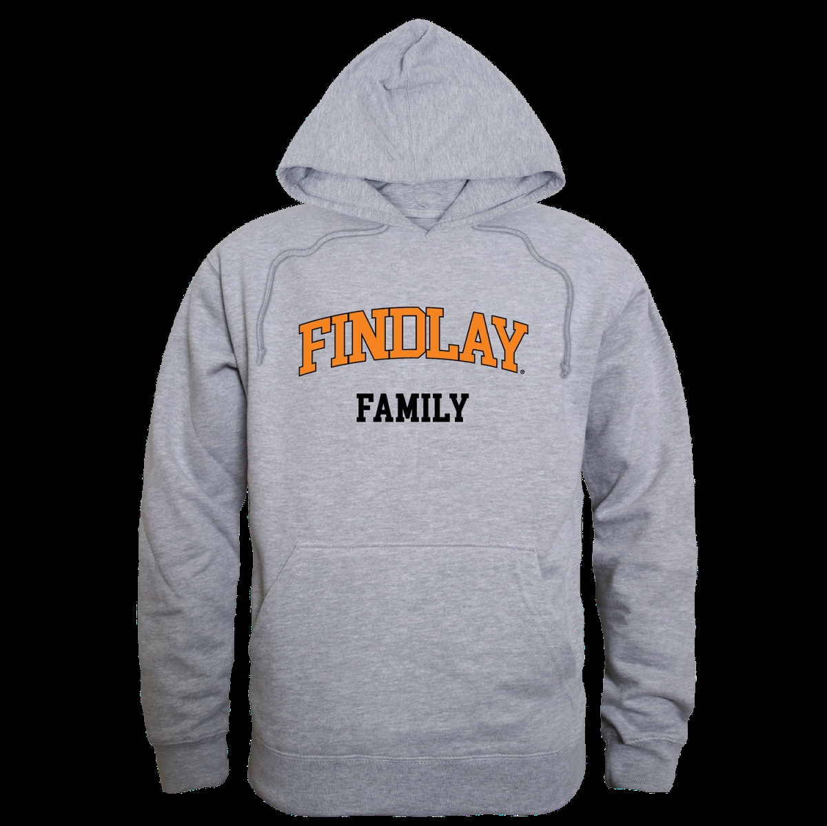 W Republic 573-518-HGY-03 University of Findlay Oilers Family Hoodie&#44; Heather Grey - Large