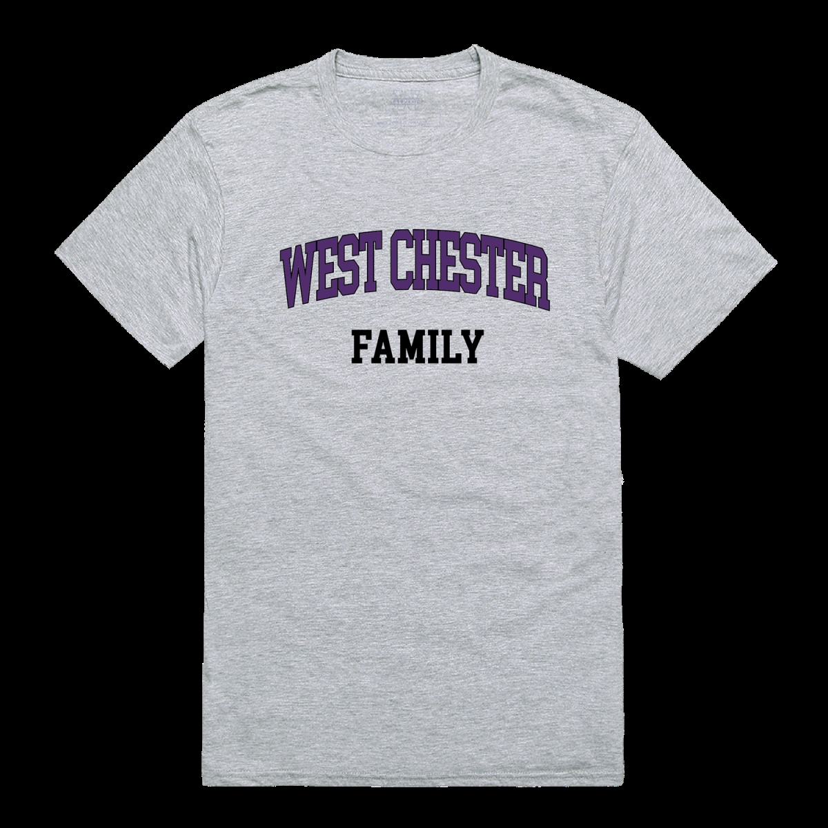W Republic 571-603-HGY-02 West Chester University Rams Family T-Shirt&#44; Heather Grey - Medium