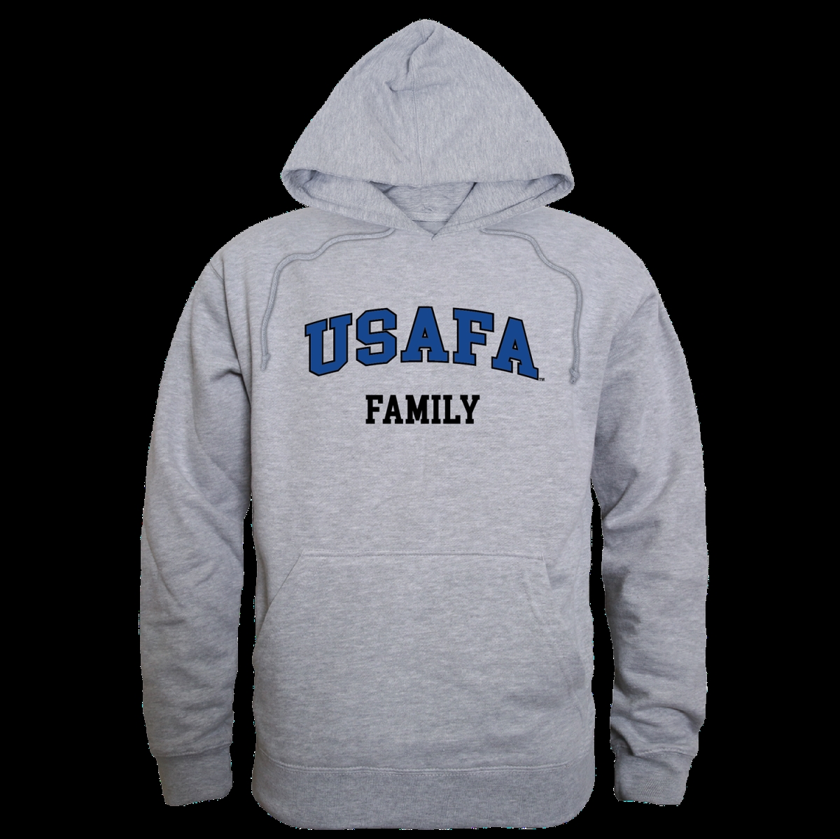 W Republic 573-242-HGY-02 United States Air Force Academy Falcons Family Hoodie&#44; Heather Grey - Medium