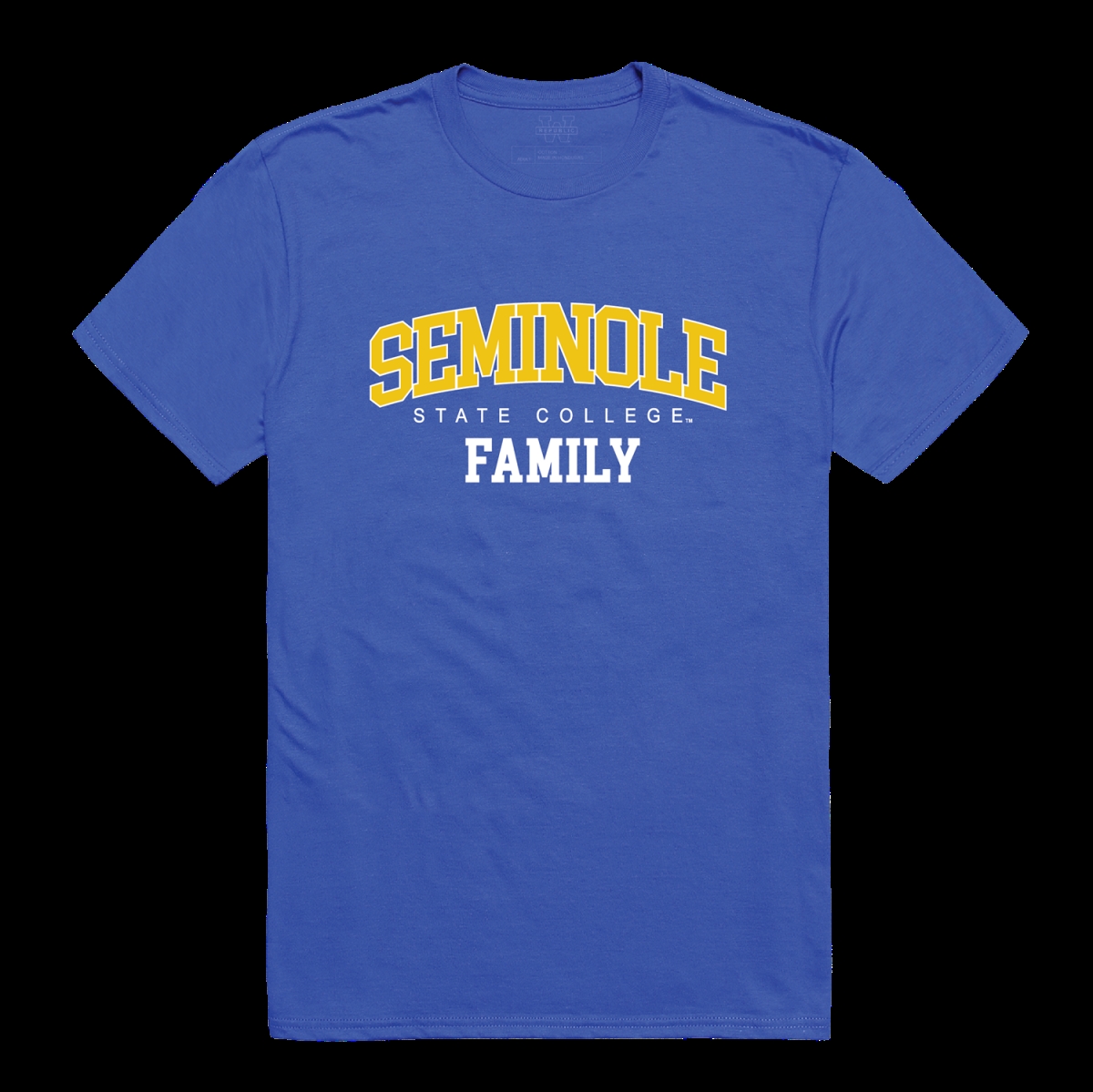 W Republic 571-582-RYL-01 Seminole State University Raiders Family T-Shirt&#44; Royal - Small