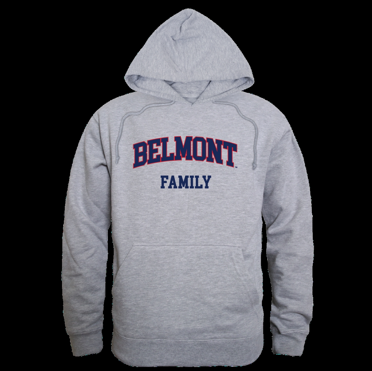 W Republic 573-265-HGY-01 Belmont University Bruins Family Hoodie&#44; Heather Grey - Small