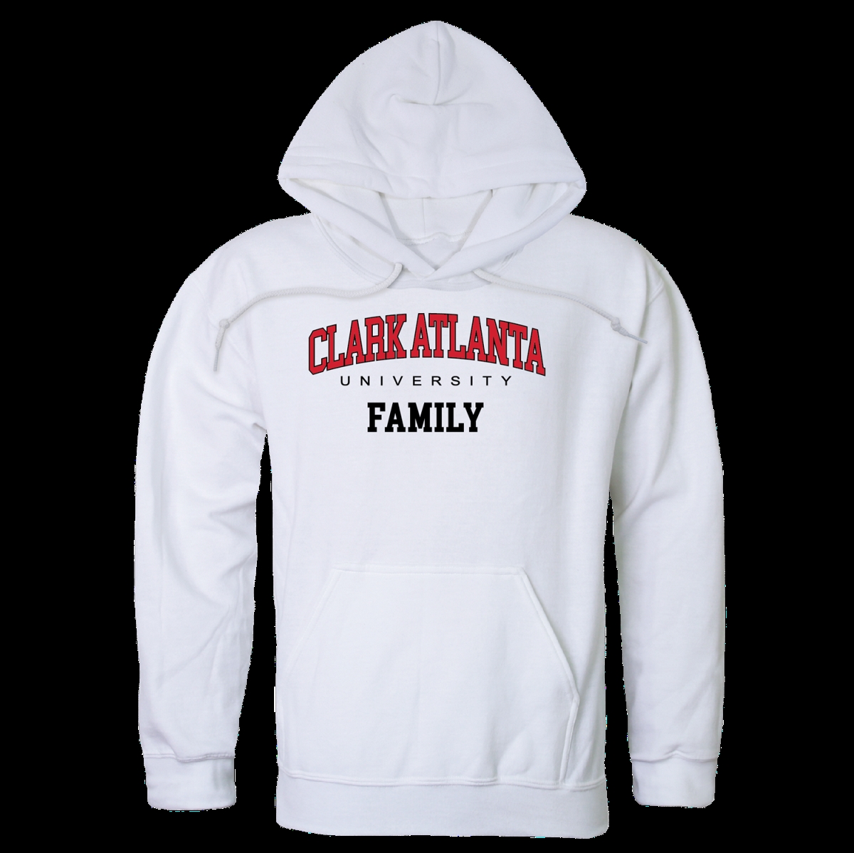 W Republic 573-512-WHT-04 Clark Atlanta University Panthers Family Hoodie&#44; White - Extra Large