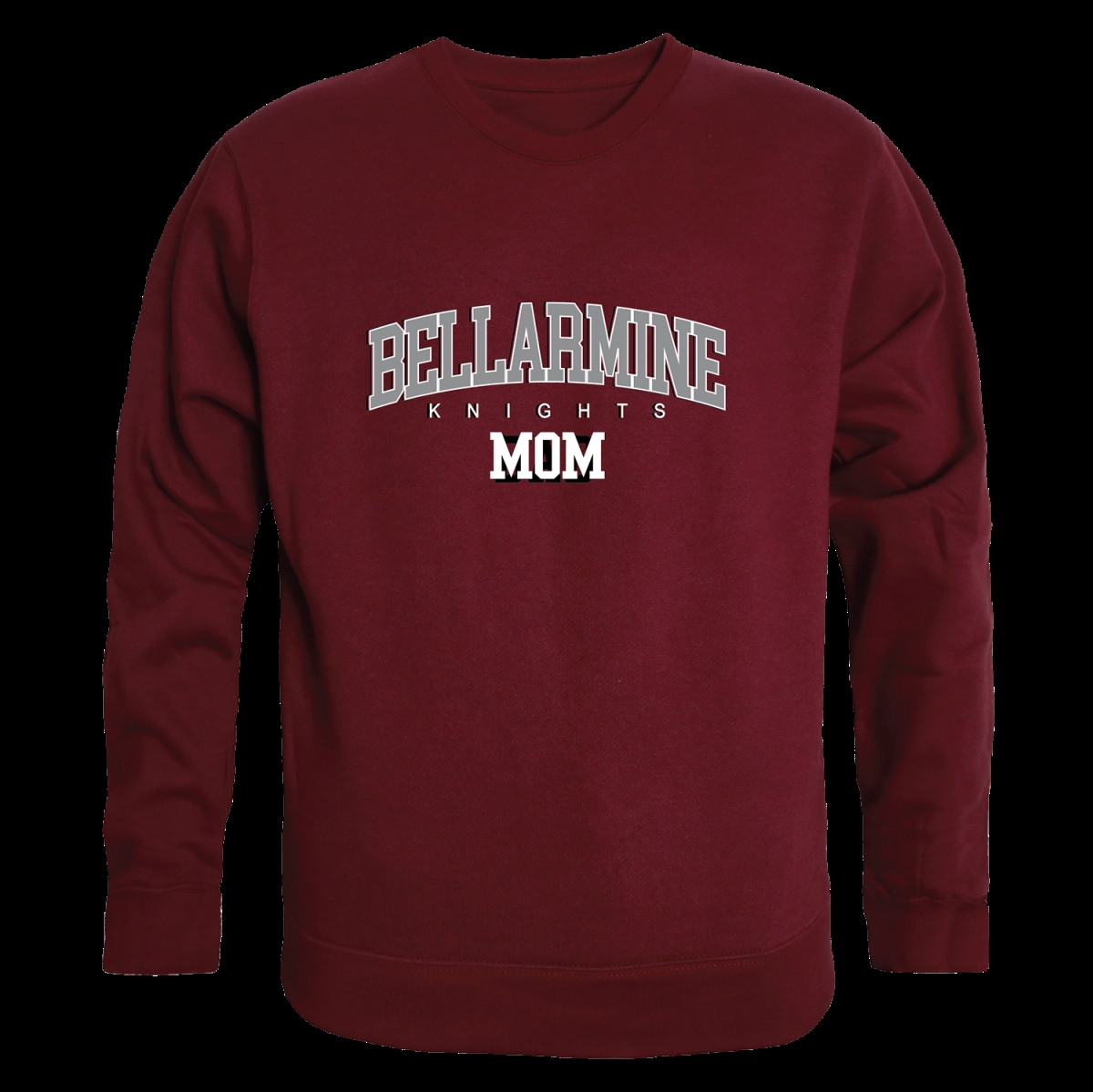W Republic 564-706-MAR-05 Bellarmine University Knights Mom Crewneck Sweatshirt&#44; Maroon - 2XL