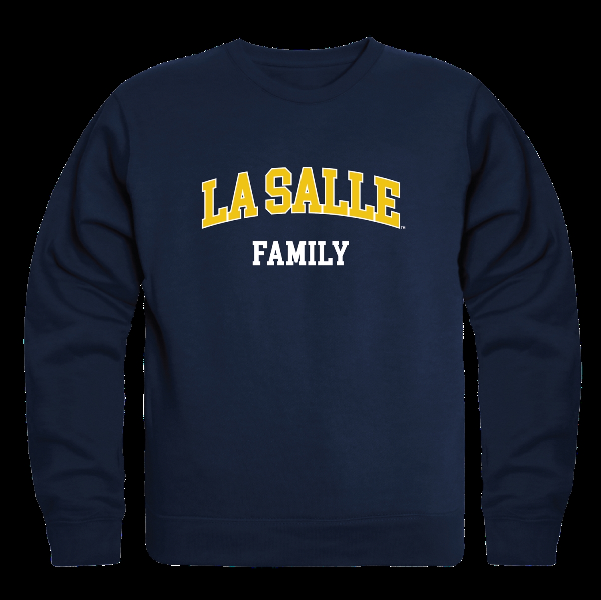 W Republic 572-322-NVY-05 La Salle University Explorers Family Crewneck Sweatshirt&#44; Navy - 2XL