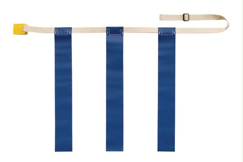 Olympia Sports FB634P Triple Threat Flag Football Belt - Large - Blue