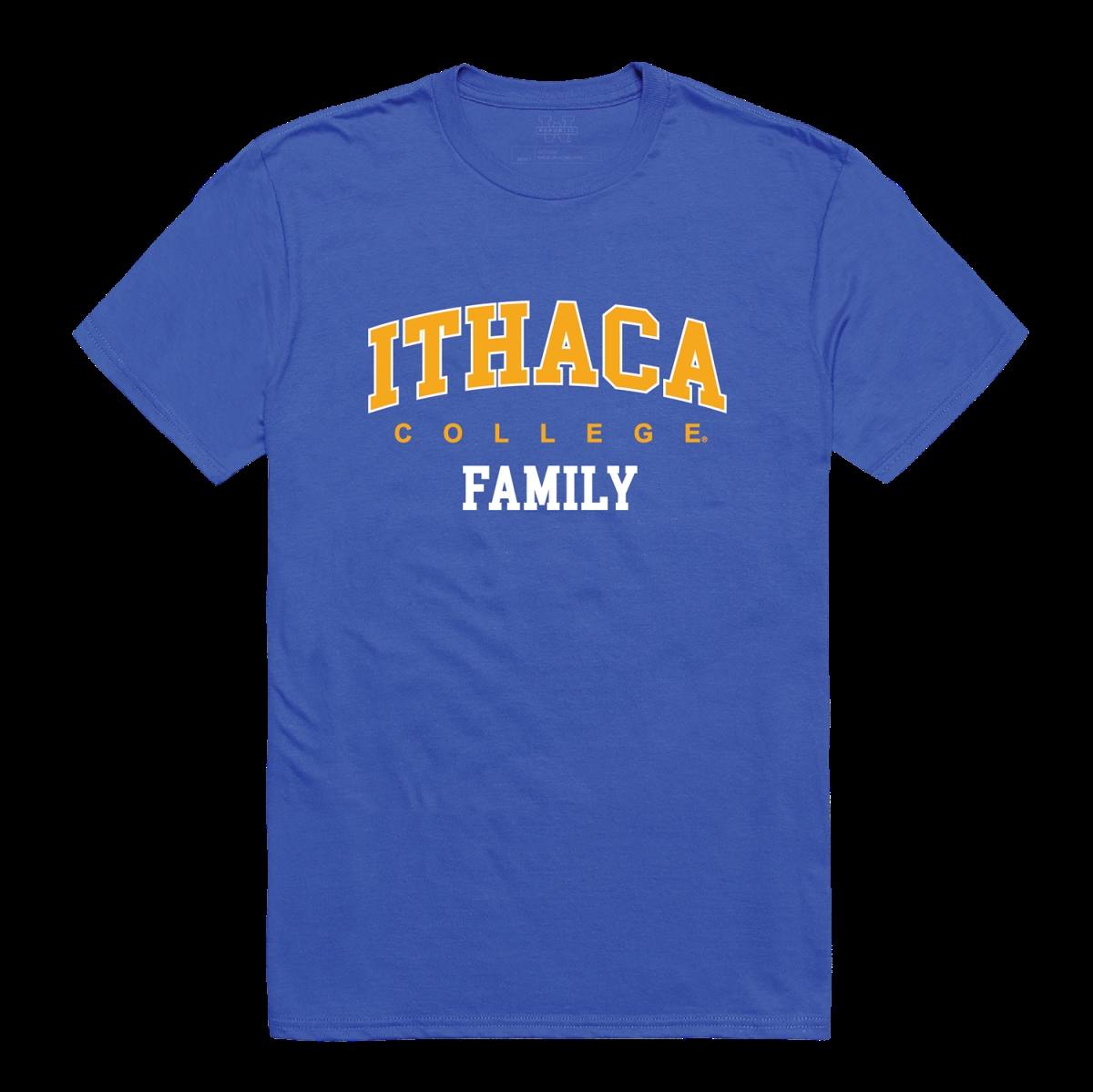 W Republic 571-316-RYL-04 Ithaca College Bombers Family T-Shirt&#44; Royal - Extra Large