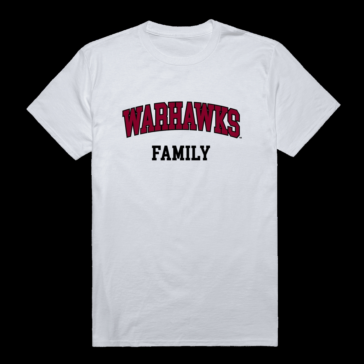 W Republic 571-331-WHT-02 University of Louisiana Monroe Warhawks Family T-Shirt&#44; White - Medium