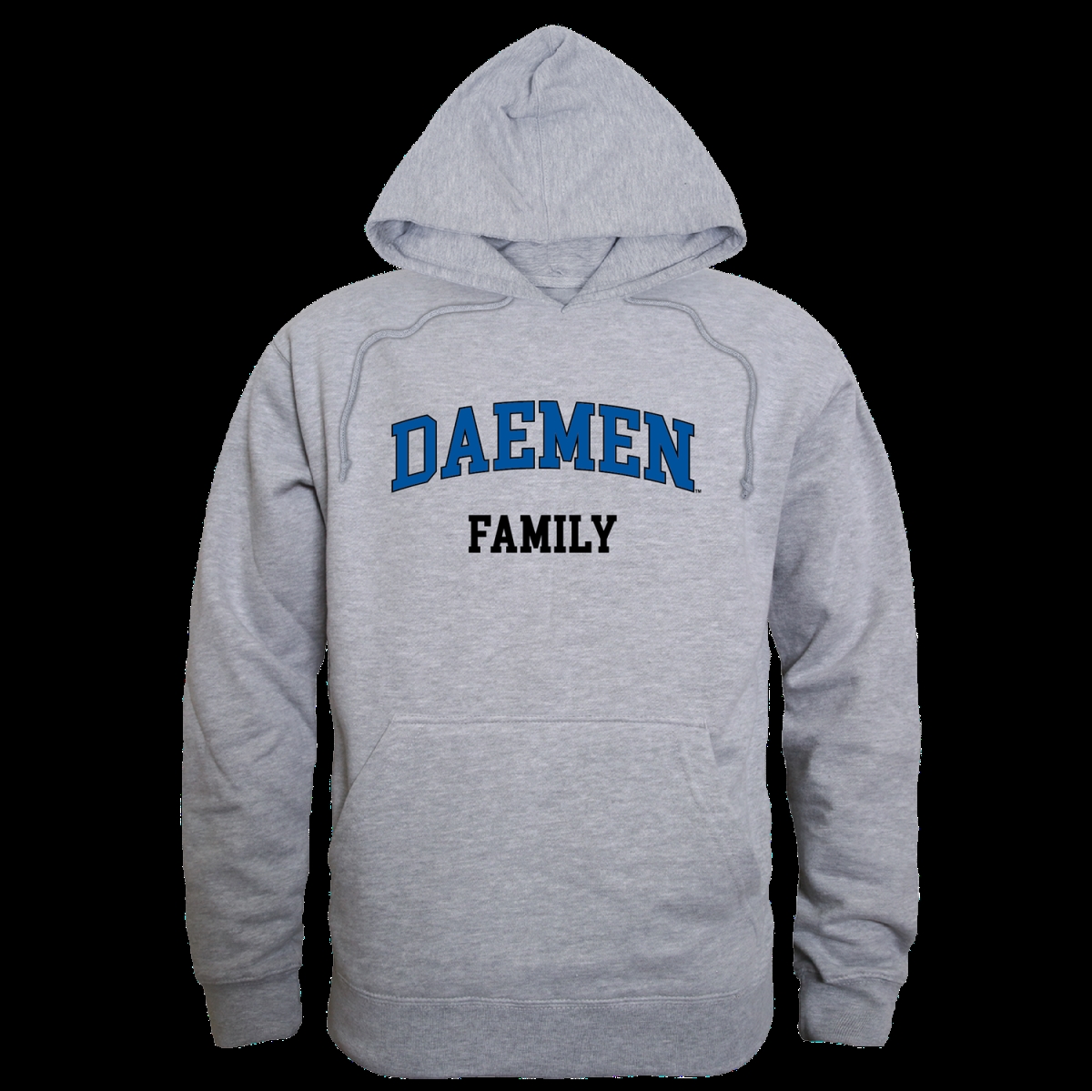 W Republic 573-513-HGY-01 Daemen College Wildcats Family Hoodie&#44; Heather Grey - Small