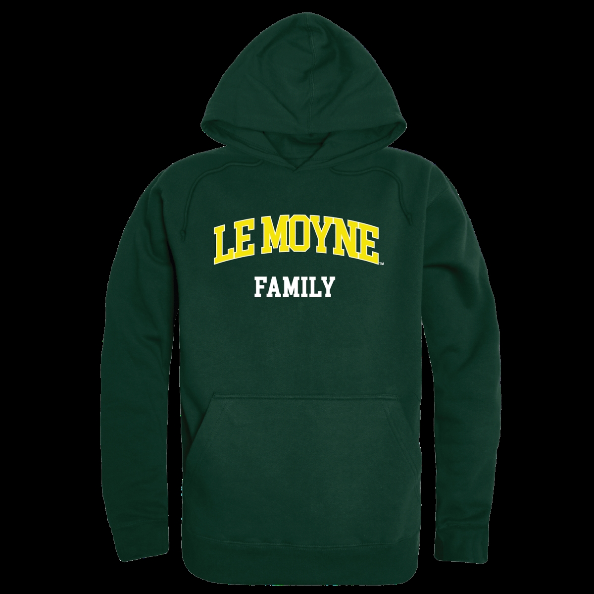 W Republic 573-529-FOR-02 Le Moyne College Dolphins Family Hoodie&#44; Forest Green - Medium