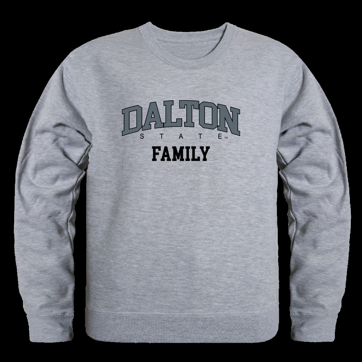 W Republic 572-635-HGY-01 Dalton State College Roadrunners Family Crewneck Sweatshirt&#44; Heather Grey - Small