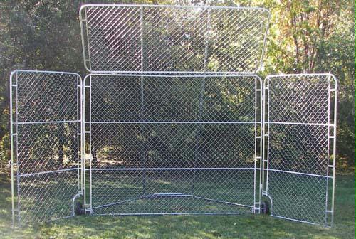 Olympia Sports BS025M Portable Backstop with Top &amp; Side Panels