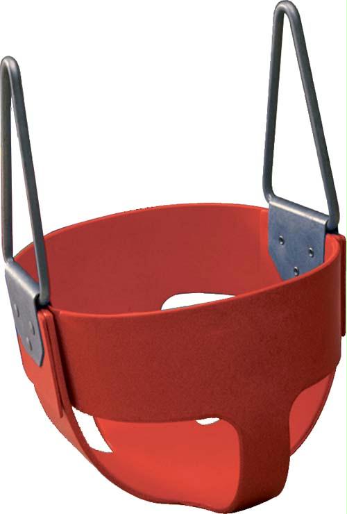 Olympia Sports PG035P Rubber Enclosed Infant Swing Seat - Red