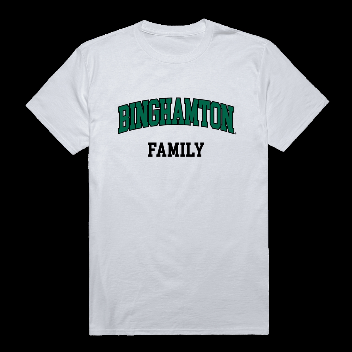 W Republic 571-267-WHT-01 Binghamton University Bearcats Family T-Shirt&#44; White - Small