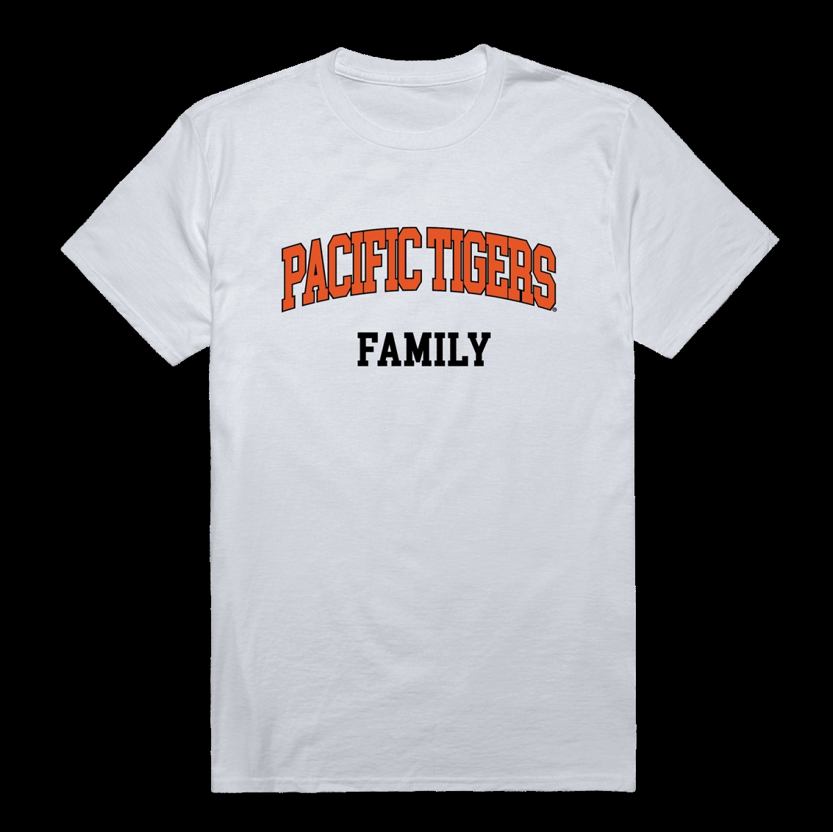 W Republic 571-248-WHT-04 University of the Pacific Tigers Family T-Shirt&#44; White - Extra Large