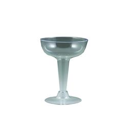 SteadyChef Clear 4oz Soveriegn Champagne Glass, 2 Piece - Case of 400