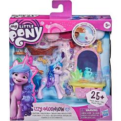 My Little Pony: A New Generation?Movie Story Scenes Critter Creation Izzy Moonbow?- Toy with 25 Accessories and 3-Inch Purple Po