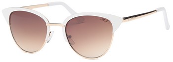 MIA NOVA MN2017-125 WHITE Cateye Designer Sunglasses, White