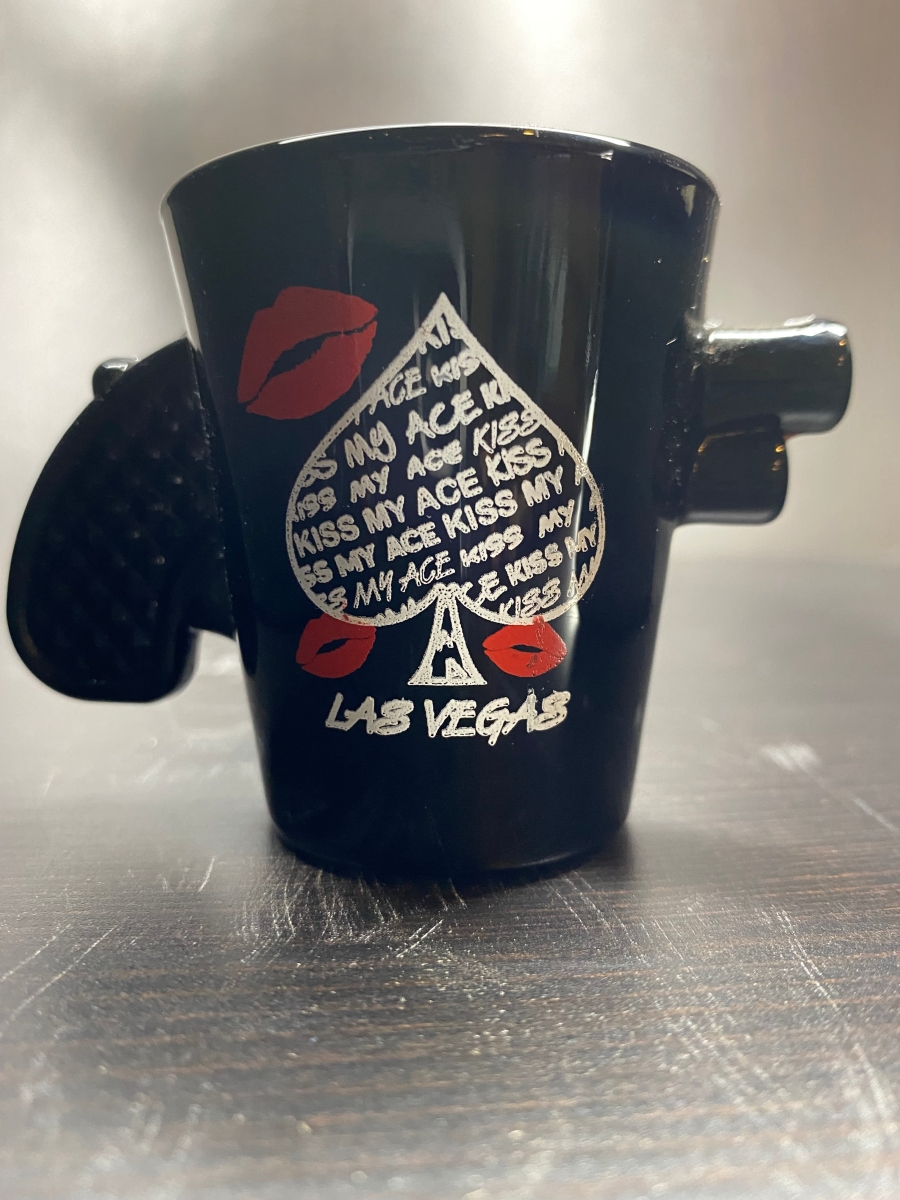 MAGM VLAD-2385 Las Vegas Shot Glass with Gun