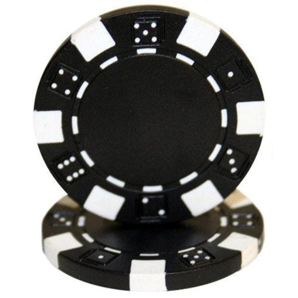 Germ Free 52 MAGM-159951-B 11.5 g Casino Clay Poker Chips with Black - Set of 25