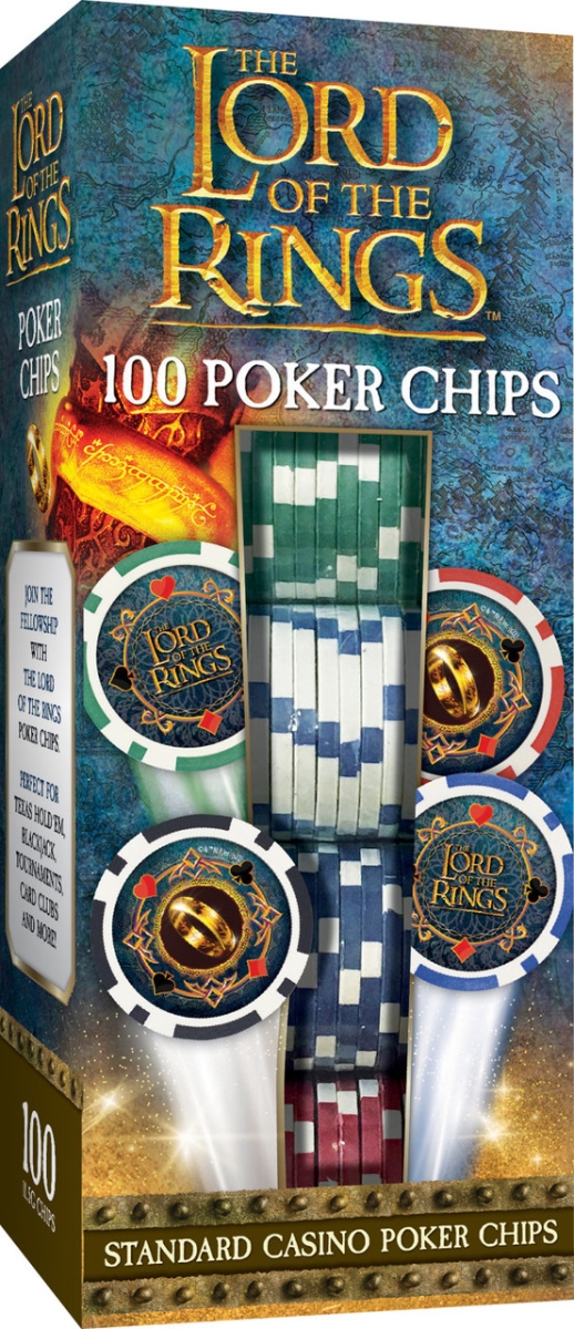 MasterPieces 42328 Lord of the Rings Poker Chips&#44; 100 Piece