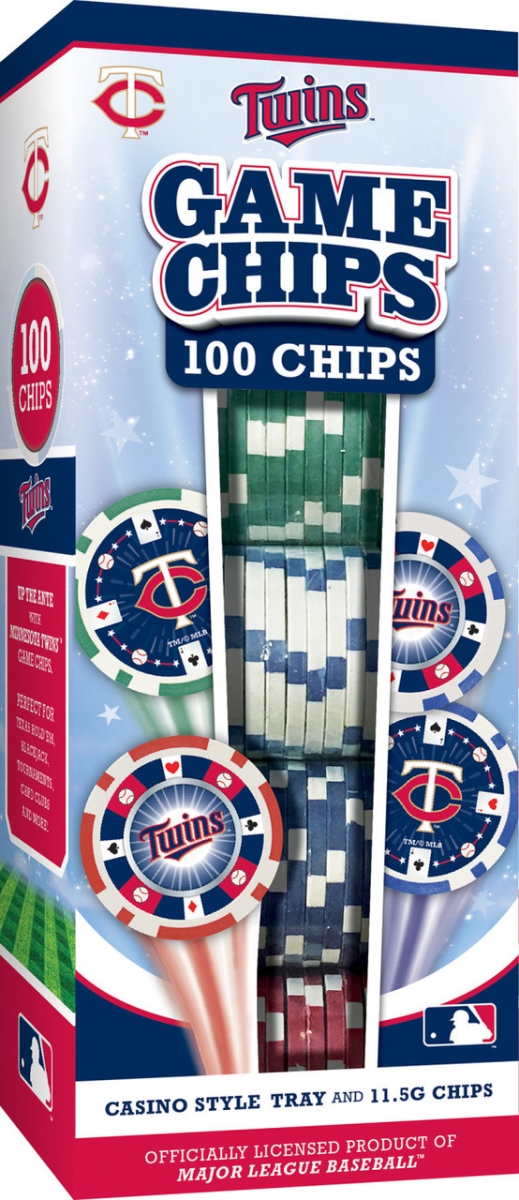 Masterpiece Usa Masterpiece MIT3120 MLB Minnesota Twins Poker Chips - 100 Piece