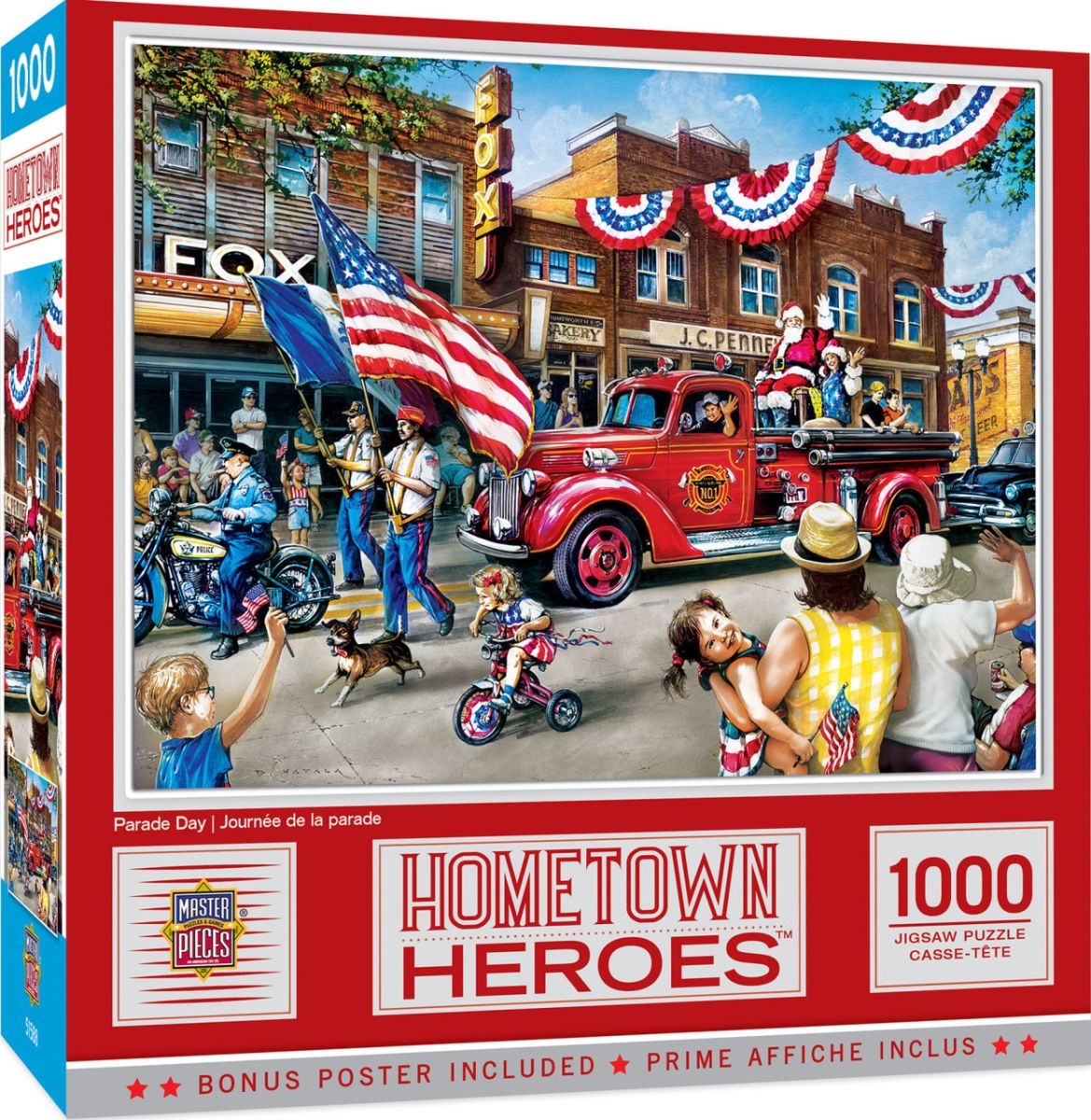 MasterPieces Hometown Heroes - Parade Day 1000 Piece Jigsaw Puzzle