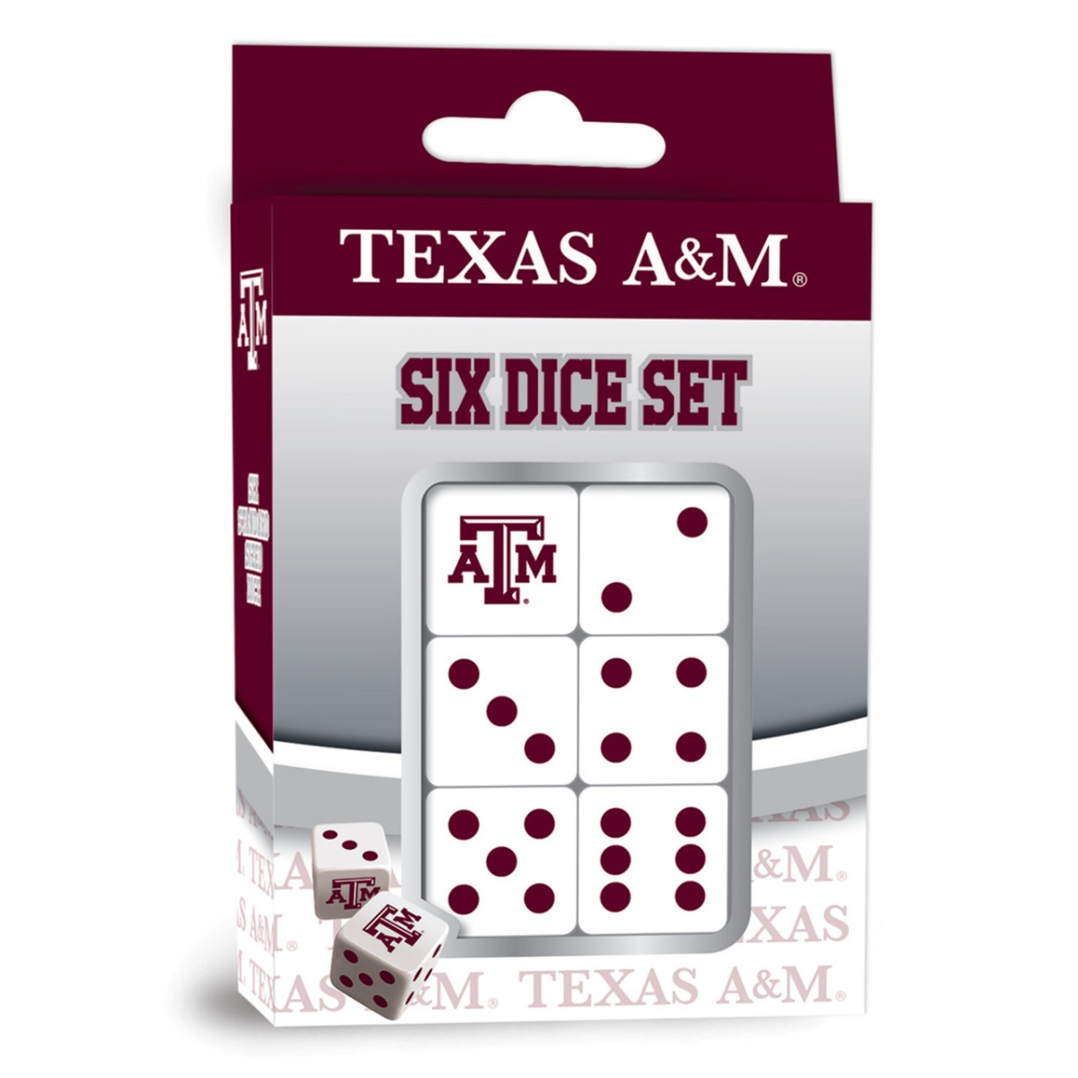 Masterpiece Usa Masterpiece TAM3140 NCAA Texas A&M Aggies Dice Set