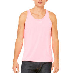 Canvas 3480 Unisex Jersey Tank, Neon Pink, Extra Small