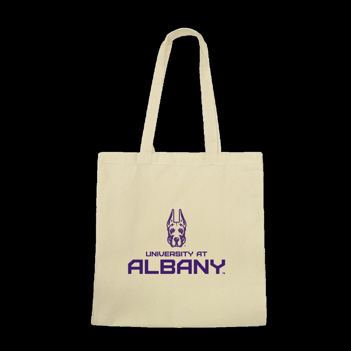 W Republic 1102-103-NAT Albany Great Danes Institutional Seal Tote Bags&#44; Natural - One Size