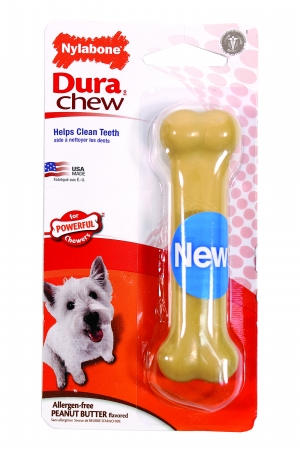 Nylabone Dura Chew Bone Dog Chew Regular Peanut Butter NPB102P
