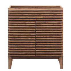 Modway Furniture EEI-4851-WAL 30 in. Render Bathroom Vanity Cabinet&#44; Walnut
