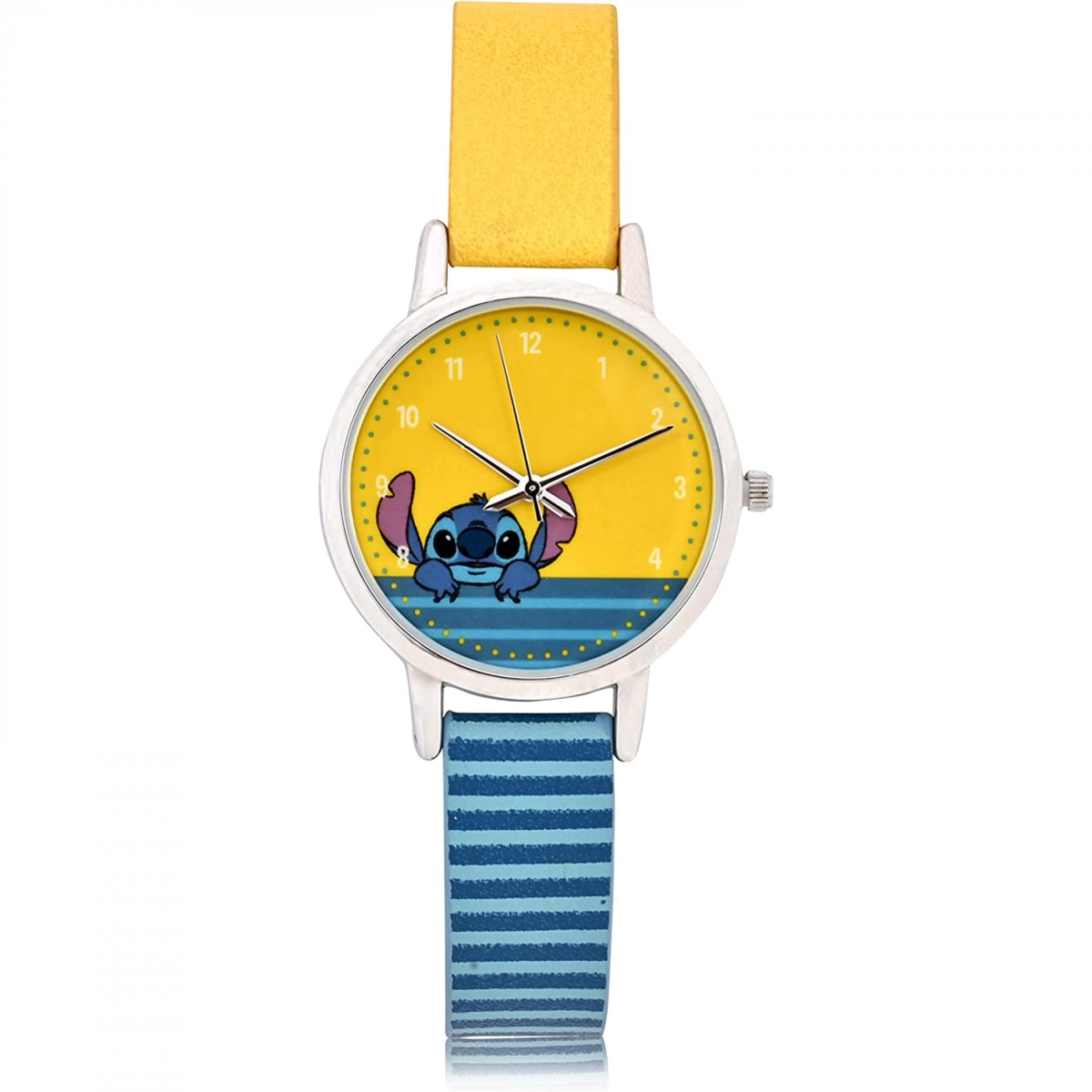 Lilo & Stitch 859938 Disney Dual-Tone Watch with Rubber Straps