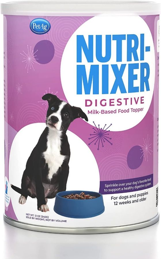 Pet Ag PA31453 12 oz Nutri-Mixer Digestion Milk-Based Topper for Dogs & Puppies